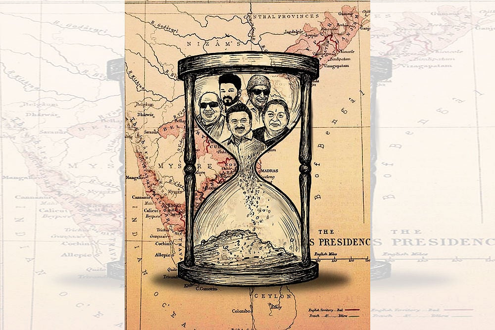 The Dravidian movement emerged with a clear purpose: to challenge what it saw as the Union government’s growing drive to centralise power.  - Illustration: Saahil