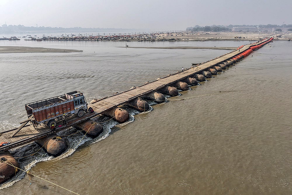 Magh Mela preparations in Prayagraj
