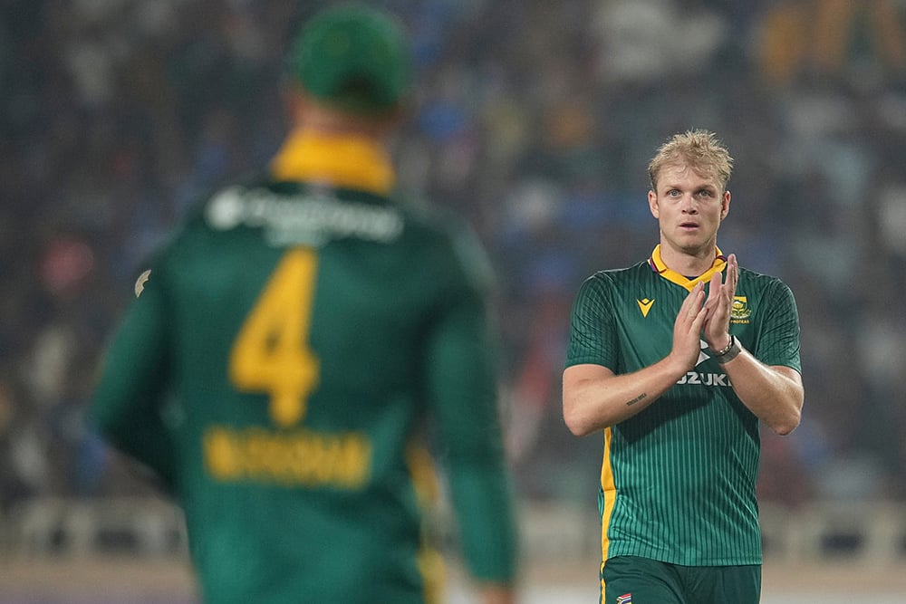 India vs South Africa 1st ODI cricket match-Corbin Bosch