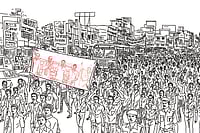 Illustration: Vikas Thakur : The political shift from the language of non-Brahmins to Dravidian is an important step in reclaiming the primacy of the non-Brahmin self, but whether such formulations escape the category ‘non-Brahmin’ remains an enduring problem. 