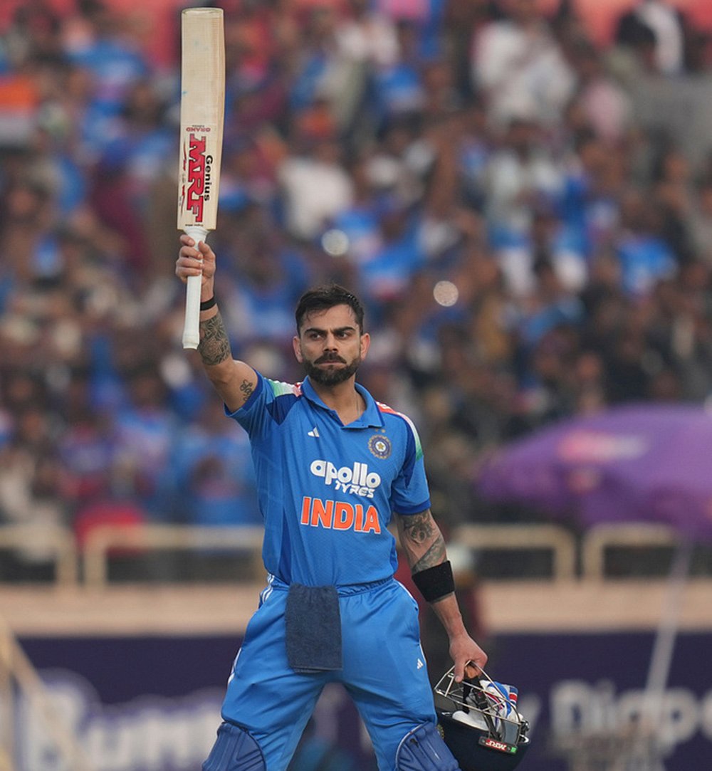India vs South Africa 1st ODI cricket match-Virat Kohli celebrates century