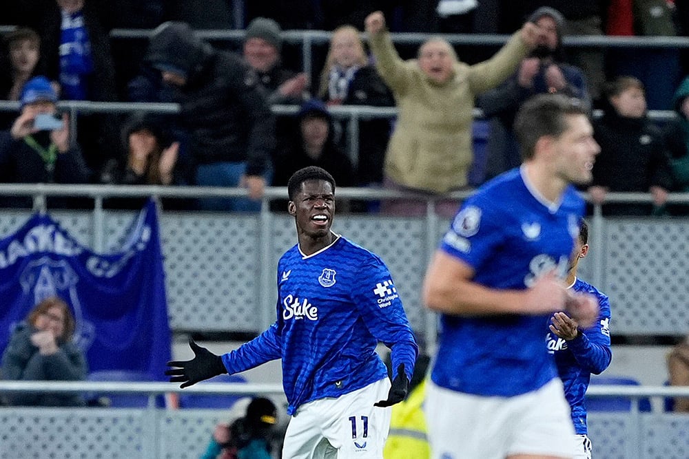 Everton vs Newcastle United EPL match-Thierno Barry