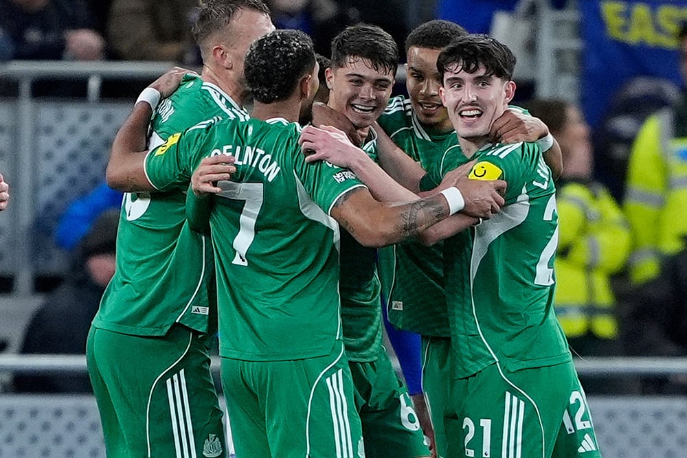 Everton vs Newcastle United EPL match-Lewis Miley