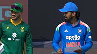X : Aiden Markram and KL Rahul at the toss