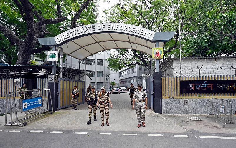 ED raids on opposition politician