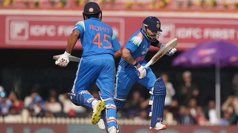 Virat Kohli and Rohit Sharma's knocks in Ranchi involved moments that offered an unfiltered view of the emotional underbelly of Indian cricket. - AP