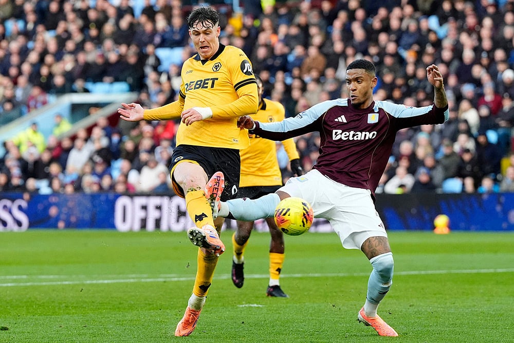 Aston Villa Vs Wolves English Premier League match-Jorgen Strand Larsen