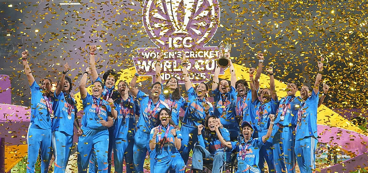 AP : India beat South Africa in the final to lift their first-ever Women's World cup trophy.