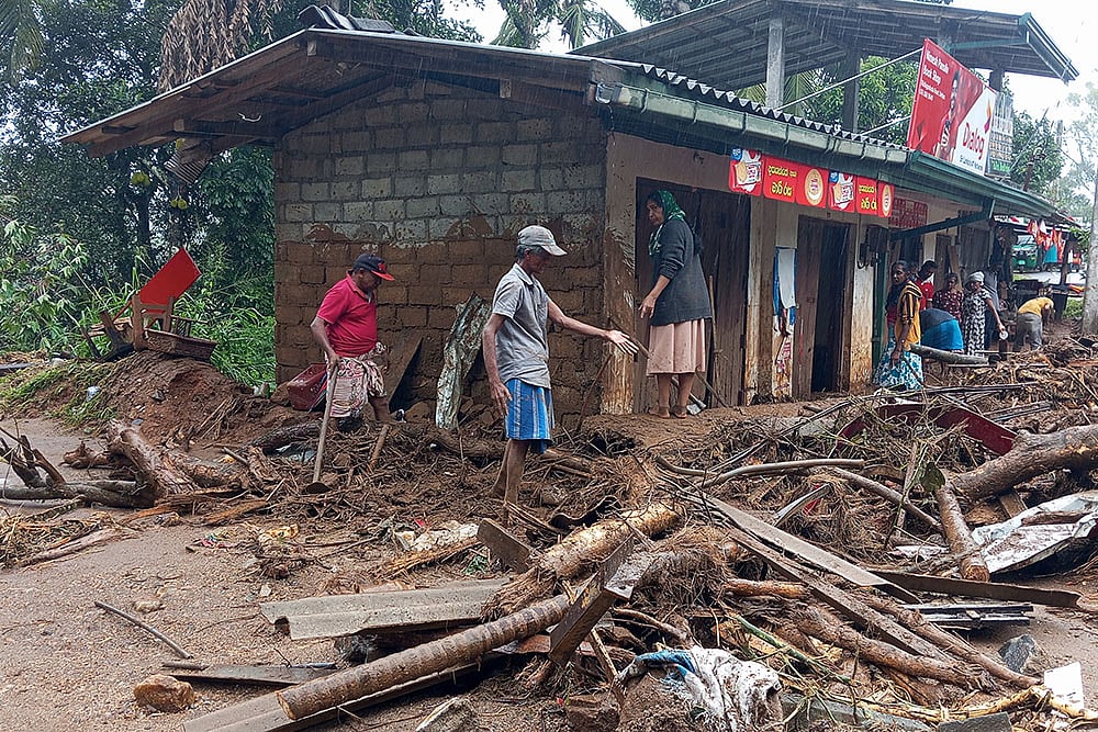 Cyclone Ditwah Landslide in Sri Lanka