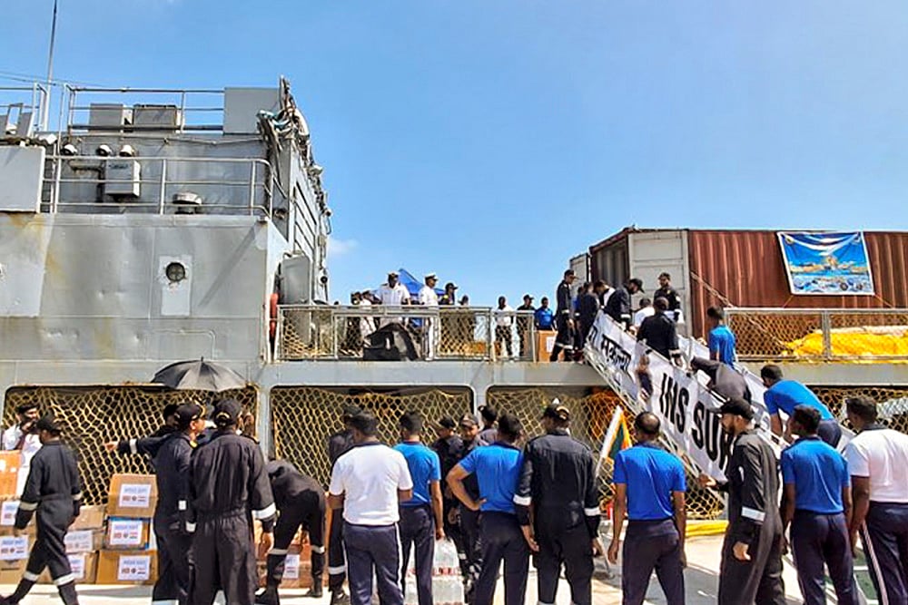 Indian aid to cyclone-hit Sri Lanka