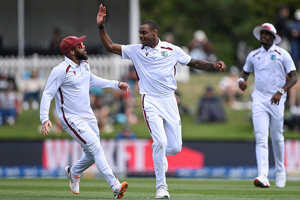 New Zealand Vs West Indies 1st Test Day 2 Cricket Photo-Justin Greaves