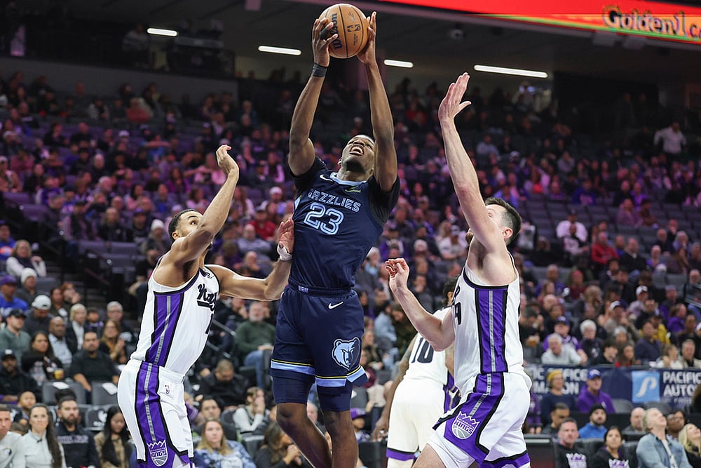 Memphis Grizzlies Vs Sacramento Kings NBA basketball-Cedric Coward