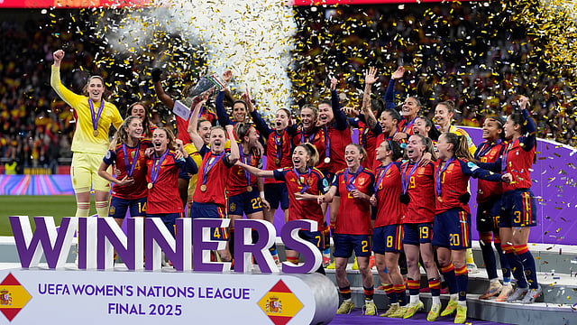 Spain 3-0 Germany, UEFA Women’s Nations League Final Leg 2: La Roja Retain Title As Pina Inspires Big Win
