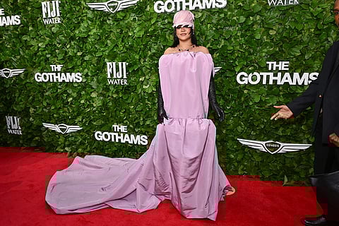Rihanna attends The Gotham Film Awards at Cipriani Wall Street in New York. 