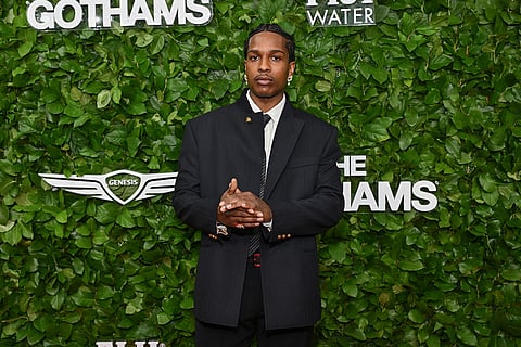 A$AP Rocky attends The Gotham Film Awards at Cipriani Wall Street in New York. 