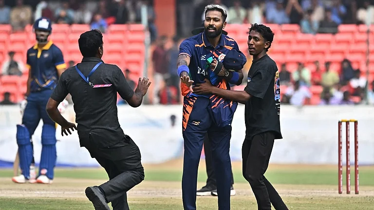 Hardik Pandya Returns In Style, Guides Baroda To 7-Wicket Victory Against Punjab In Syed Mushtaq Ali Trophy 2025 - X/ mufaddal_vohra