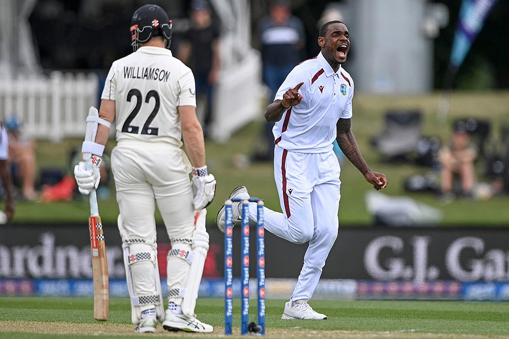 New Zealand Vs West Indies 1st Test Day 2 Cricket Photo-Justin Greaves