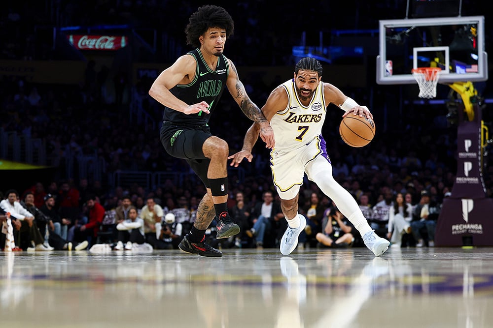 Los Angeles Lakers Vs New Orleans Pelicans NBA basketball-Gabe Vincent