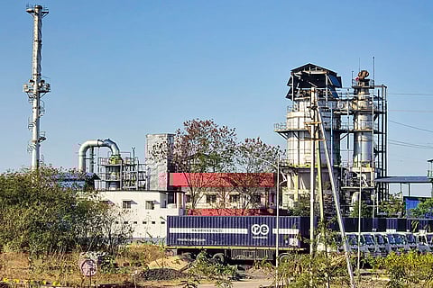 The waste-disposal unit where Union Carbide’s waste was incinerated, in Pithampur, Bhopal.