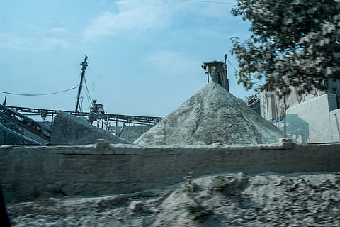 'Dust' Pile For Construction Supply