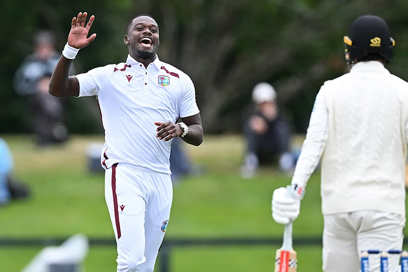 New Zealand vs West Indies 1st Test Day 2 photo-Jayden Seales