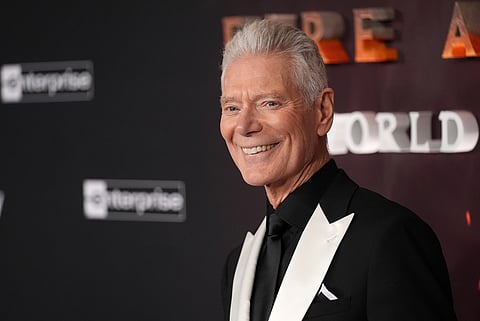 Stephen Lang, a cast member in "Avatar: Fire and Ash," arrives at the premiere of the film at Dolby Theatre in Los Angeles. 