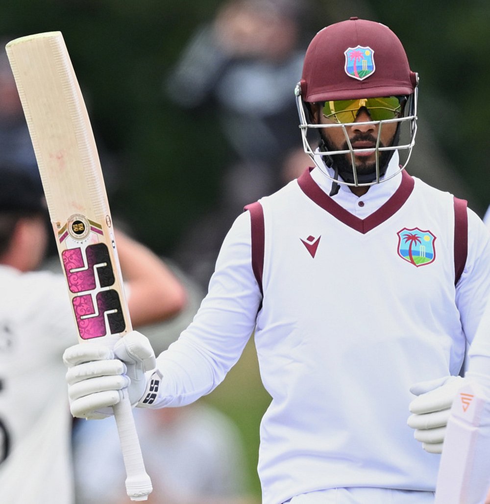 New Zealand vs West Indies 1st Test Day 2 photo-Shai Hope