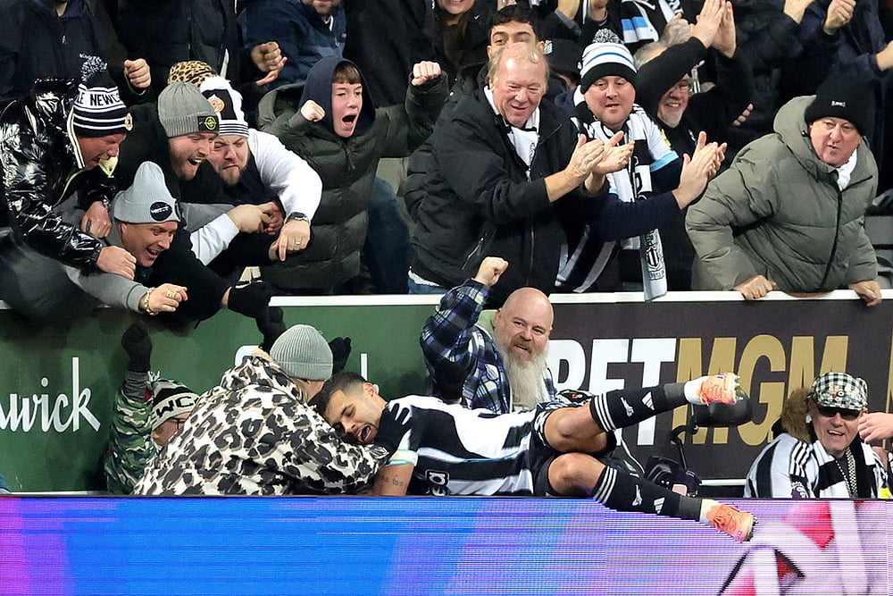 Newcastle Vs Tottenham Premier League soccer-Bruno Guimaraes