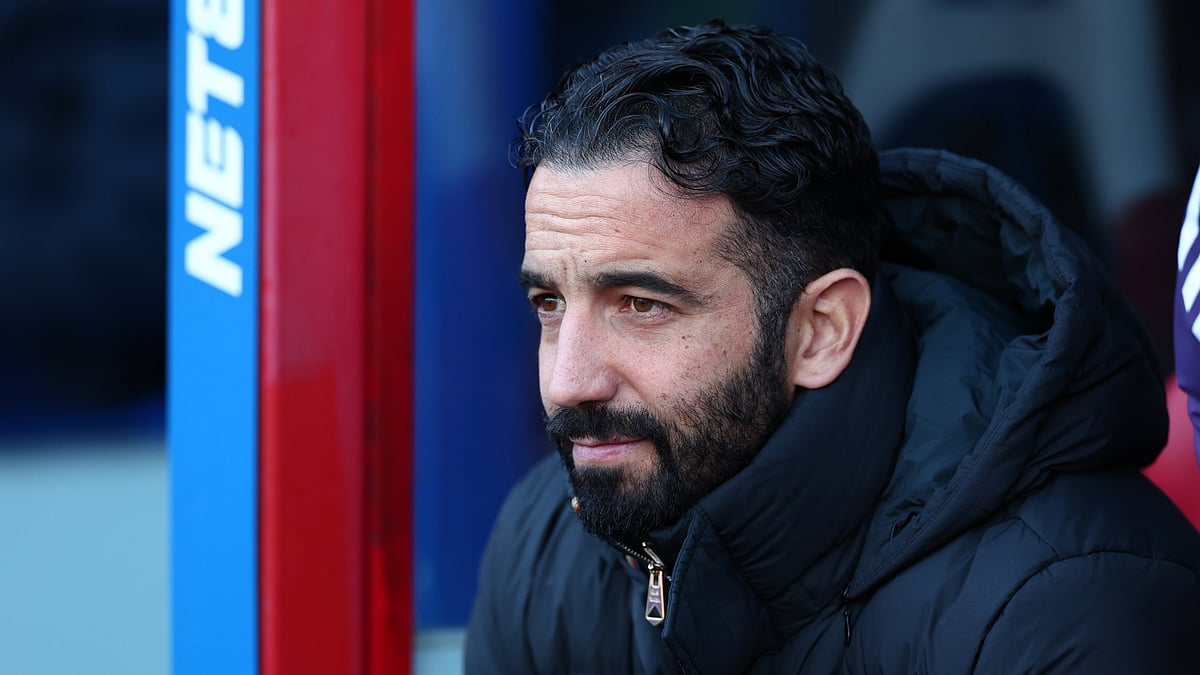 Manchester United boss Ruben Amorim - File