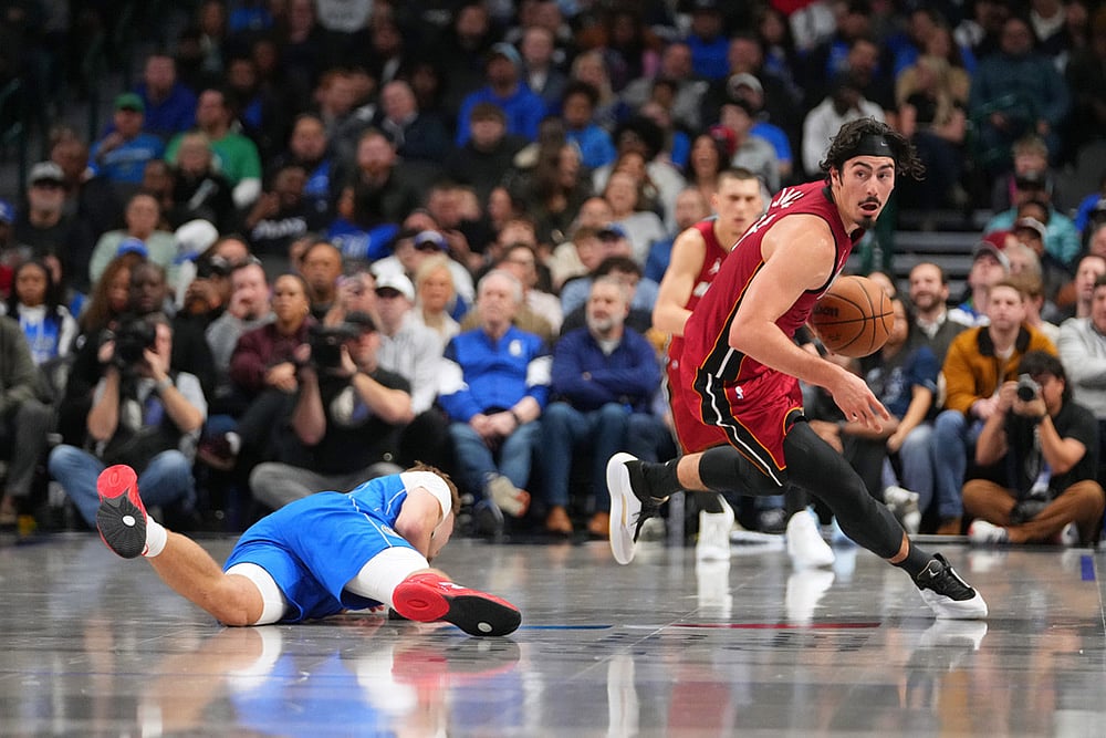 Dallas Mavericks Vs Miami Heat NBA pics-Jaime Jaquez Jr