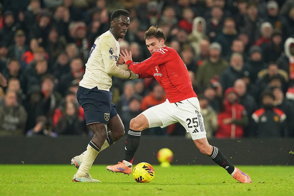 English Premier League: Manchester United vs West Ham United