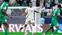 Comoros 1-3 Saudi Arabia Highlights, FIFA Arab Cup: Golden Eagles Fly High As Islanders Crash Out | Photo: X/SaudiNT_EN : Saudi Arabia's Mohamed Kanno in action during the FIFA Arab Cup match against Comoros on December 5, 2025.