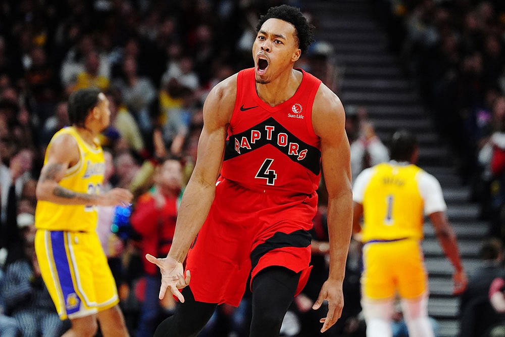 NBA Basketball: Toronto Raptors Vs Los Angeles Lakers