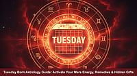 Tuesday Born Astrology Guide: Activate Your Mars Energy, Remedies & Hidden Gifts Tuesday Born Astrology Guide: Activate Your Mars Energy, Remedies & Hidden Gifts