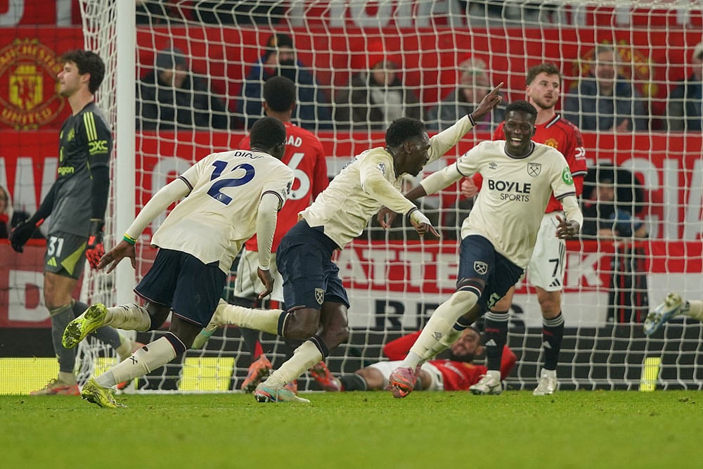 English Premier League: West Ham United vs Manchester United