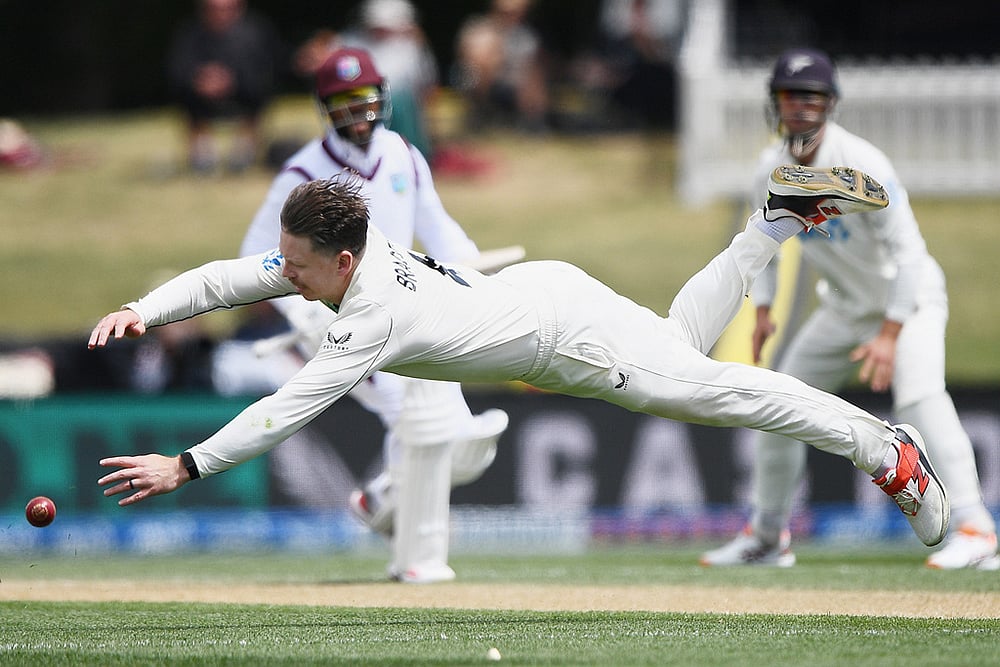 New Zealand Vs West Indies, 1st Test Day 4 photo-Michael Bracewell