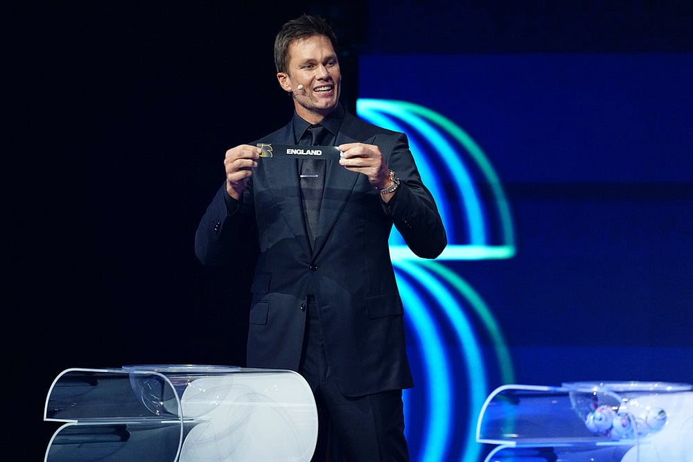 FIFA World Cup 2026 Draw photo-Former NFL player Tom Brady