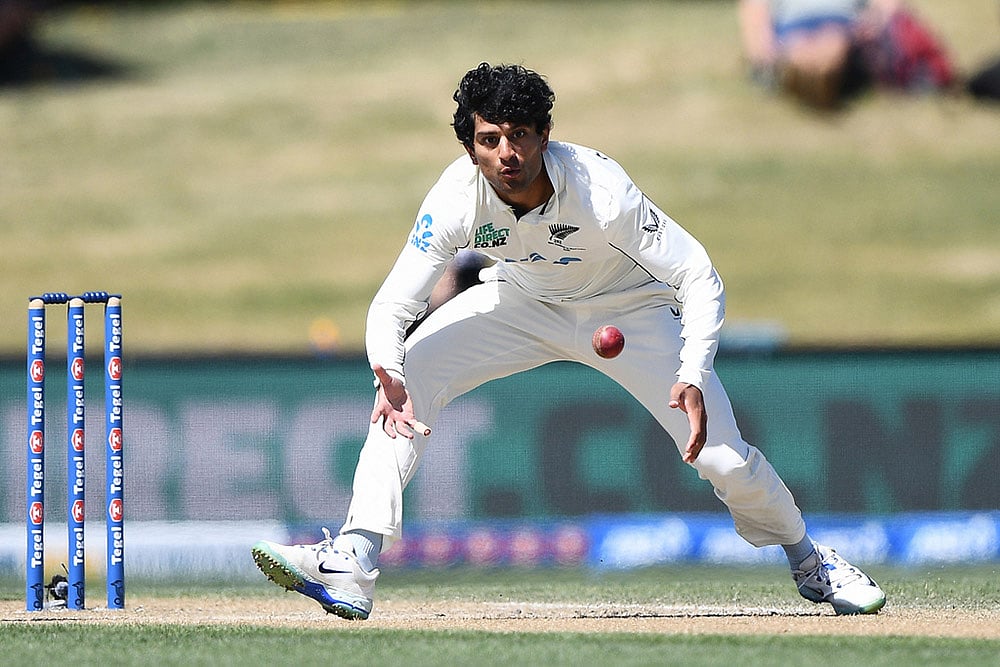 New Zealand Vs West Indies 1st Test Day 5 photo-Rachin Ravindra