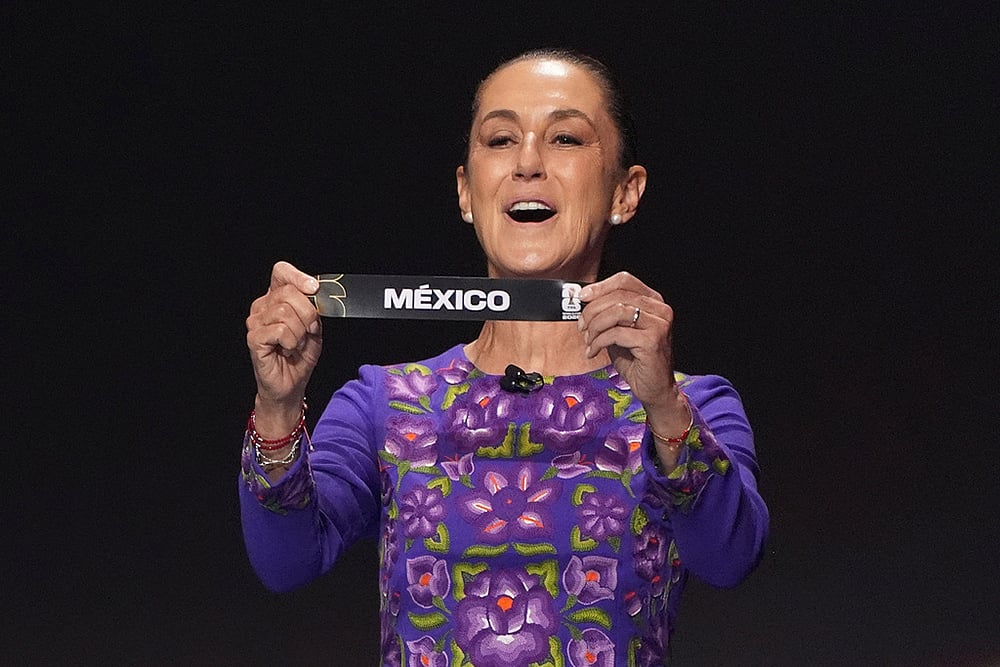 FIFA World Cup 2026 Draw photo-Mexican President Claudia Sheinbaum