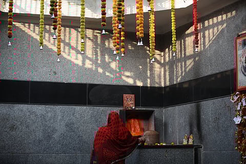 Inside of Yogmaya Temple