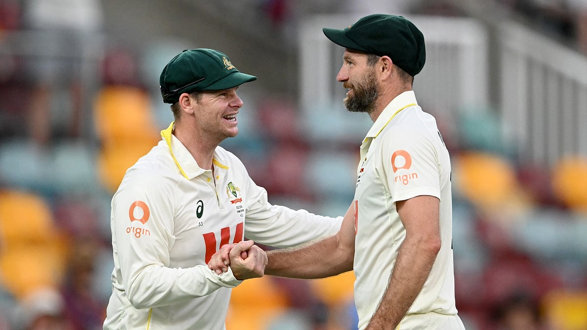 Australia's Steve Smith and Michael Neser - Opta