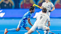 Hockey India : Action from the second semi-final of FIH Junior World Cup between India and Germany.