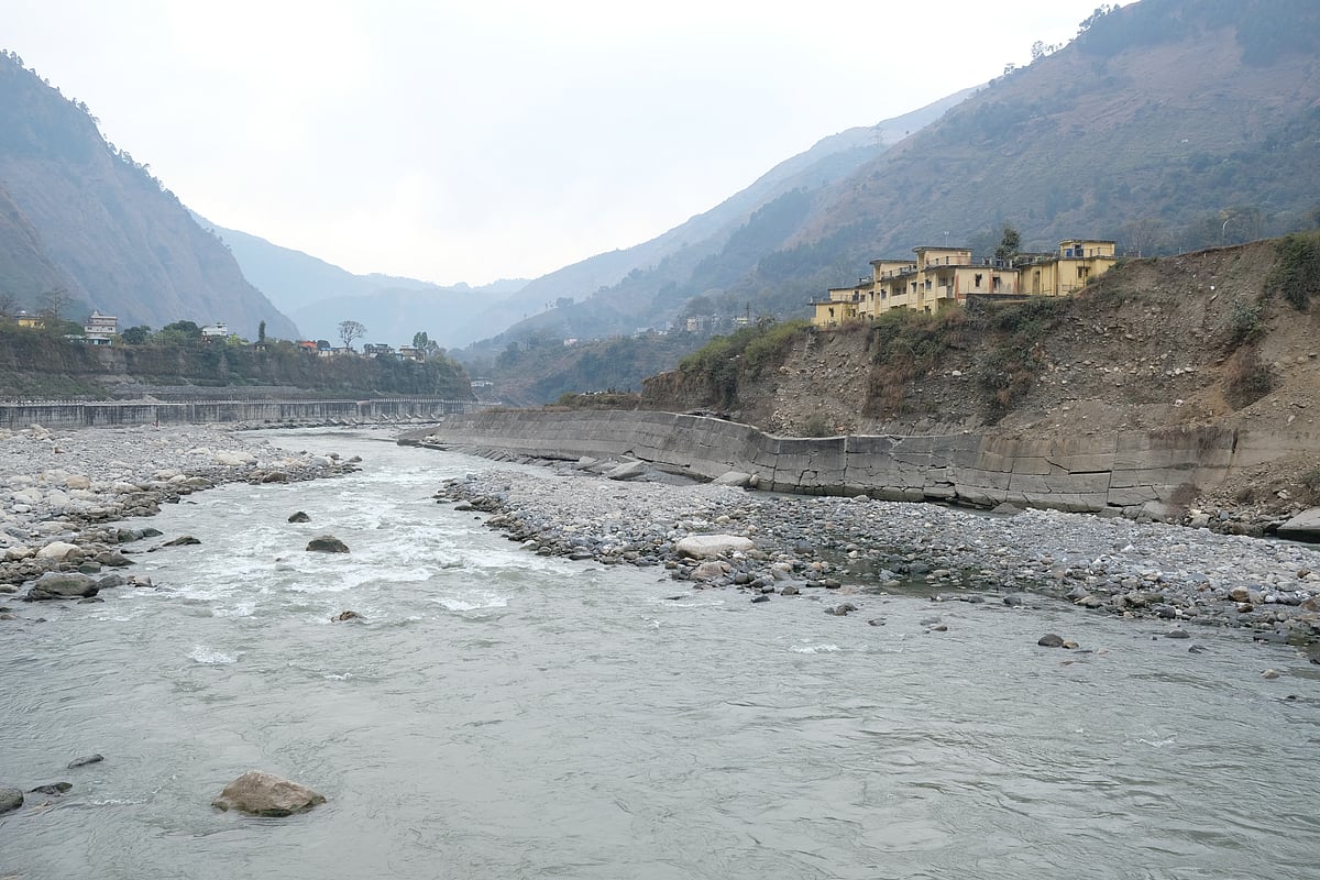 Border across Kali river
India nepal border - Animikh chakrabarty