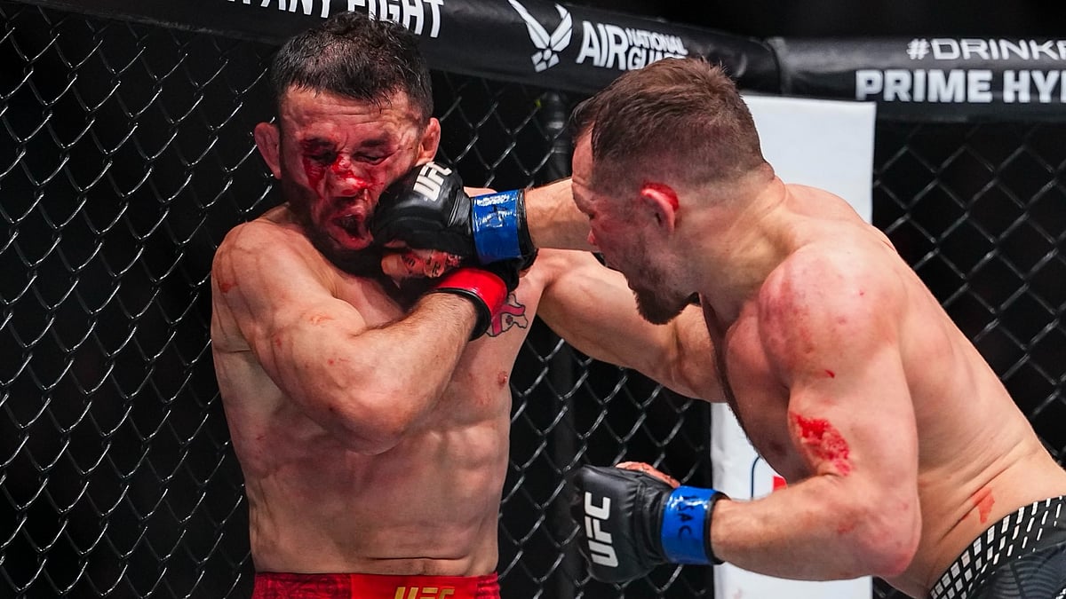 Dvalishvili going in a bout with Yan - X/uncrownedcombat