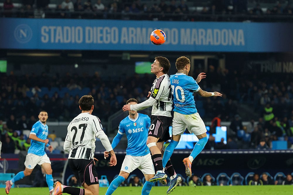 Napoli vs Juventus italian Serie A match-Kenan Yildiz