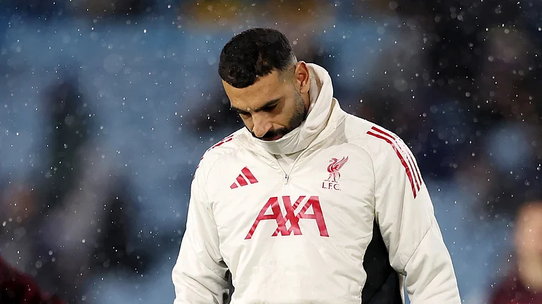 File photo of Liverpool forward Moahmed Salah. - File