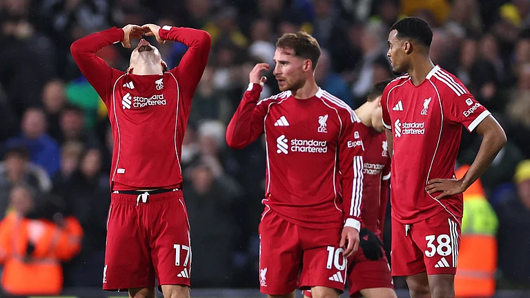 Liverpool during their draw with Leeds United - Opta