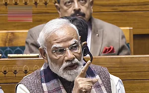 PTI : Prime Minister Narendra Modi speaks in the Lok Sabha during the Winter session of Parliament, in New Delhi, Monday, Dec. 8, 2025.
