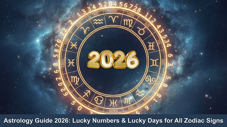 Astrology Guide 2026: Lucky Numbers & Lucky Days For All Zodiac Signs - null