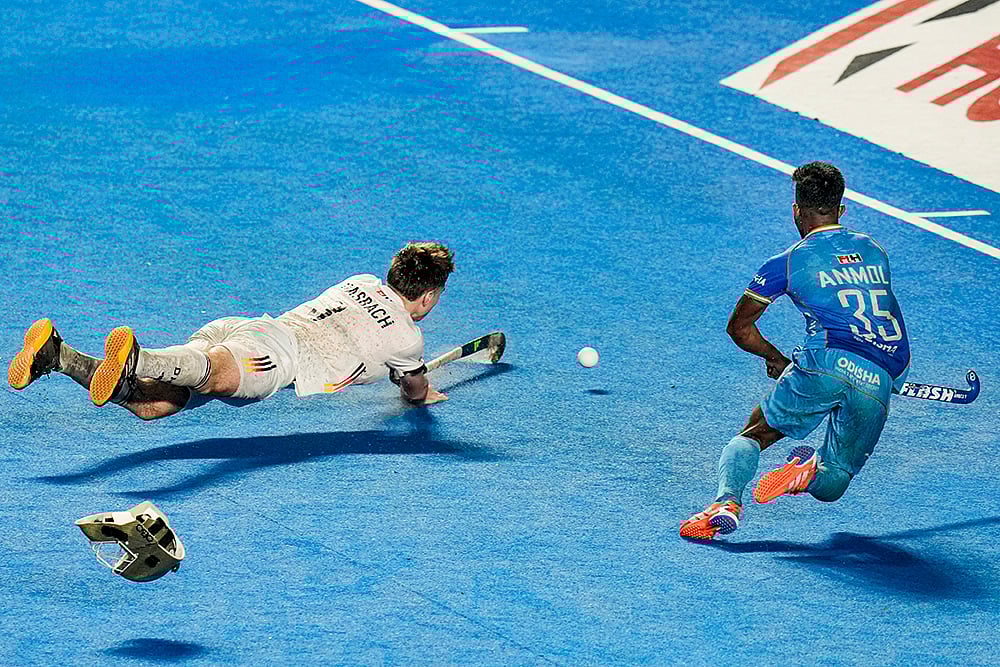 India vs Germany FIH Junior Mens WCup Semi-Final-Germanys Hasbach Ben